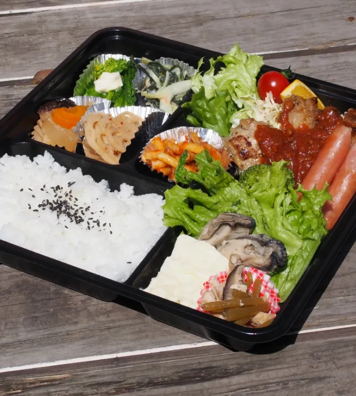 地元産野菜をたっぷり使ったお弁当